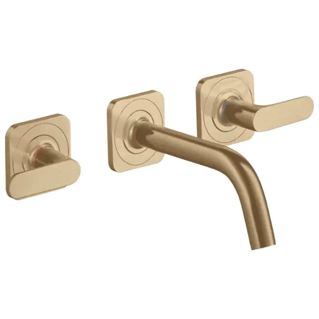 Axor Citterio M Смеситель для раковины встраиваемый внешняя часть, с д/к, цвет: шлифованная бронза 34313140