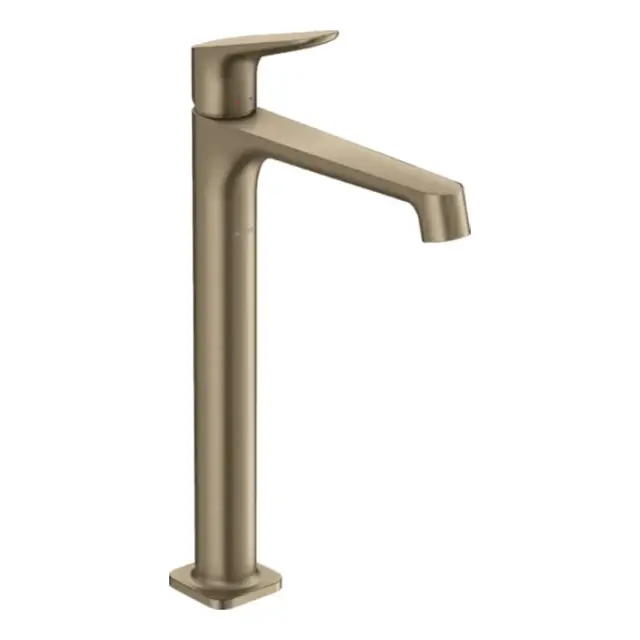 Axor Citterio M Смеситель для раковины высокий на 1 отверстие с дон. клап., цвет: шлифованный никель 34127820