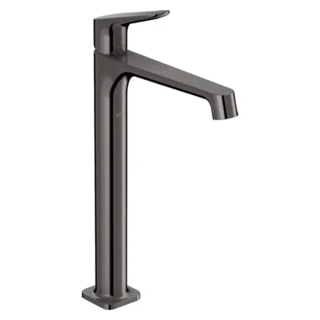 Axor Citterio M Смеситель для раковины высокий на 1 отверстие с д/к, цвет: полированный черный хром 34127330