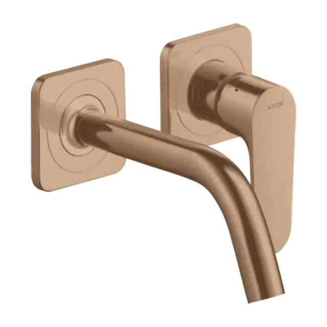 Axor Citterio M Смеситель для раковины встраиваемый внешняя часть, с д/к, цвет: шлиф. красное золото 34113310