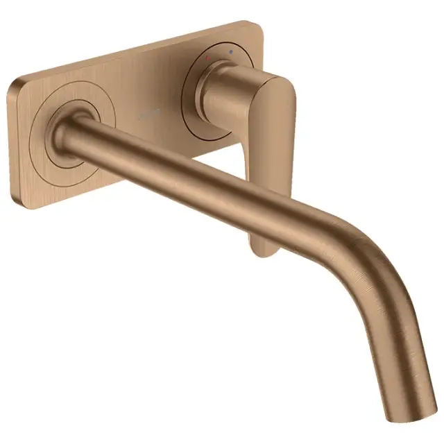 Axor Citterio M Смеситель для раковины встраиваемый внешняя часть, с д/к, цвет: шлифованная бронза 34115140