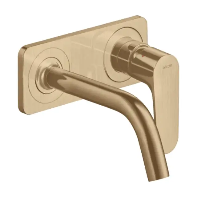 Axor Citterio M Смеситель для раковины встраиваемый внешняя часть, с д/к, цвет: шлифованная бронза 34112140
