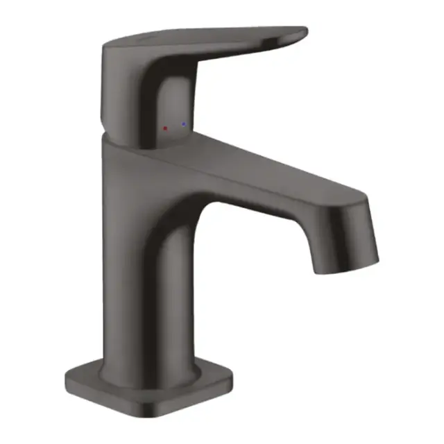 Axor Citterio M Смеситель для раковины на 1 отверстие с донным клап., цвет: шлифованный черный хром 34016340