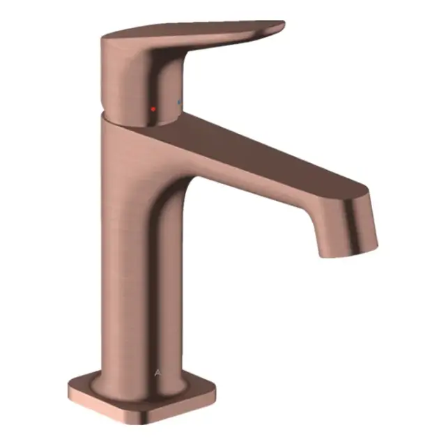 Axor Citterio M Смеситель для раковины на 1 отверстие с дон. клап., цвет: шлифованное розовое золото 34010310