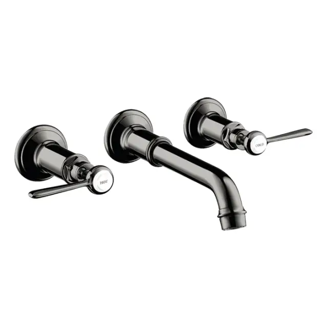 Axor Montreux Смеситель для раковины встраиваемый внешняя часть, с д/к, цвет: полир. черный хром 16534330