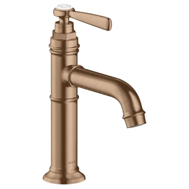 Axor Montreux Смеситель для раковины на 1 отверстие с донным клап., цвет: шлифованное розовое золото 16516310