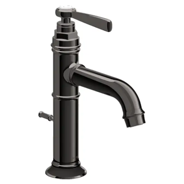 Axor Montreux Смеситель для раковины на 1 отверстие с донным клап., цвет: полированный черный хром 16515330