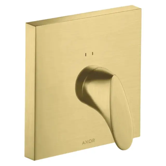 Axor Starck Organic Смеситель для душа встраиваемый, внешняя часть, цвет: шлифованная латунь 12605950