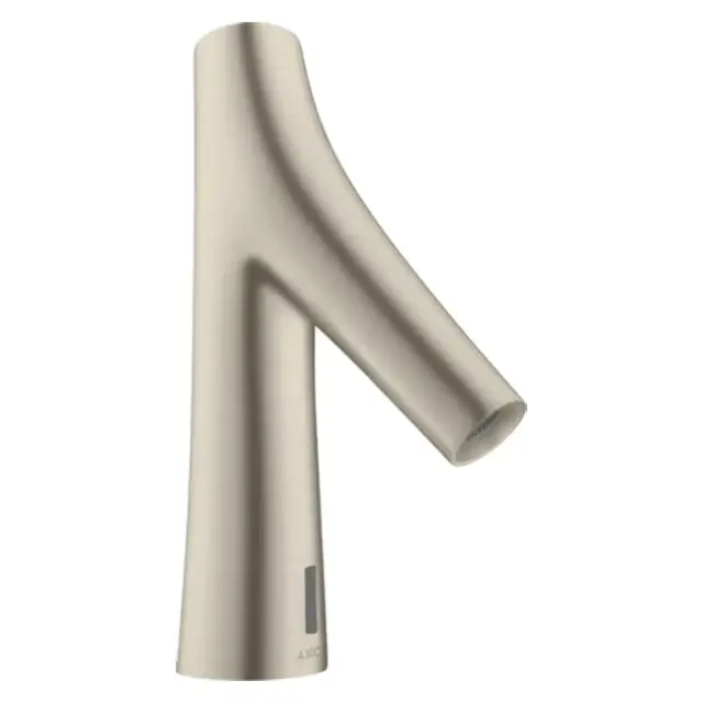 Axor Starck Organic Смеситель для раковины электронный без донного клапана, цвет: шлифованный никель 12172820