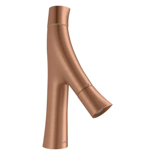 Axor Starck Organic Смеситель для раковины на 1 отверстие с д/к, цвет: шлифованное розовое золото 12011310