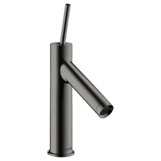 Axor Starck Смеситель для раковины на 1 отверстие с донным клапаном, цвет: полированный черный хром 10117330