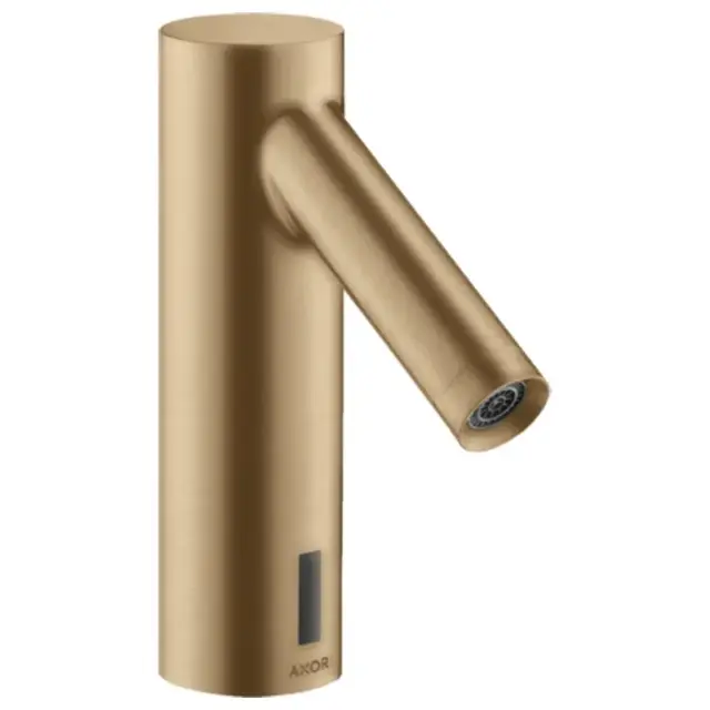Axor Starck Смеситель для раковины электронный без донного клапана, цвет: шлифованная бронза 10106140