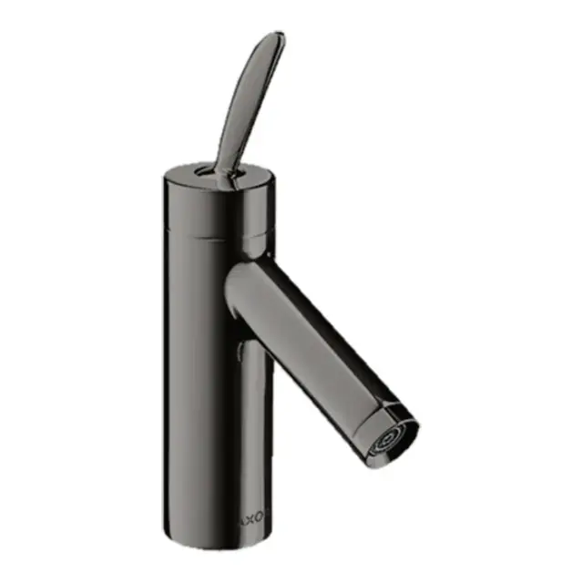 Axor Starck Смеситель для раковины на 1 отверстие с донным клапаном, цвет: полированный черный хром 10018330