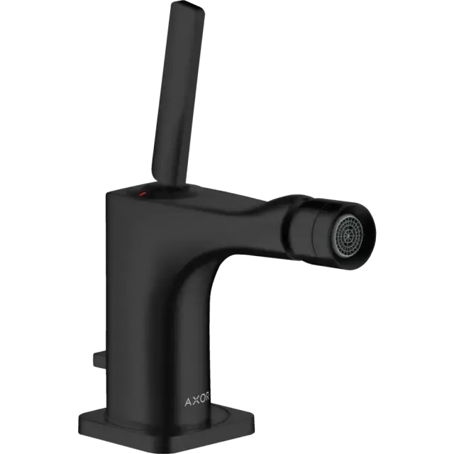 Axor Citterio E Смеситель для биде, однорычажный, с донным клапаном, цвет: матовый черный 36120670