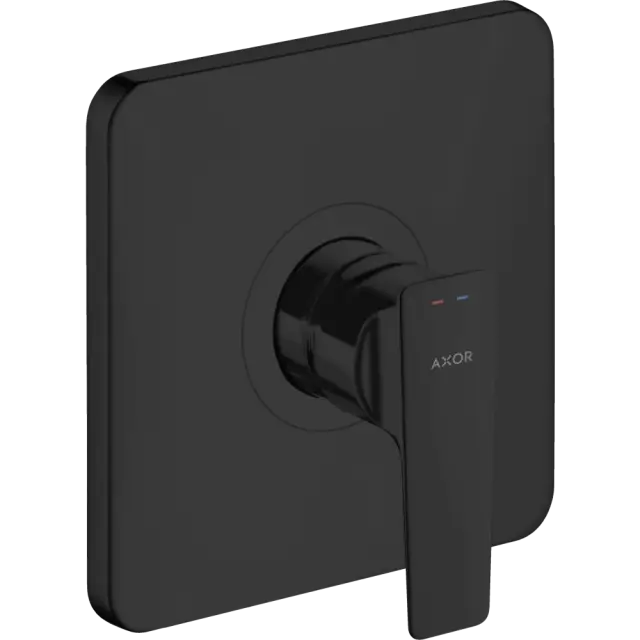 Axor Citterio E Смеситель для душа встраиваемый, внешняя часть, цвет: матовый черный 36655670