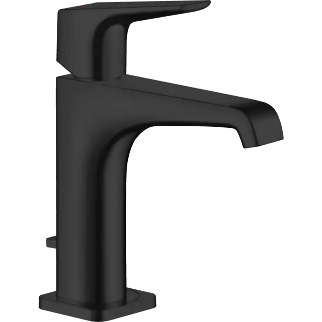 Axor Citterio E Смеситель для раковины на 1 отверстие с донным клапаном, цвет: матовый черный 36110670