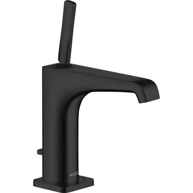 Axor Citterio E Смеситель для раковины на 1 отверстие с донным клапаном, цвет: матовый черный 36100670