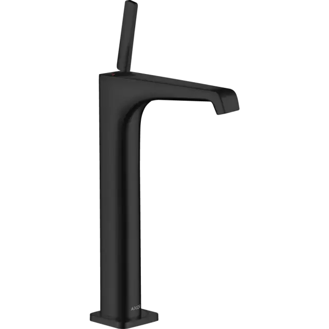 Axor Citterio E Смеситель для раковины высокий на 1 отверстие с донным клап., цвет: матовый черный 36104670