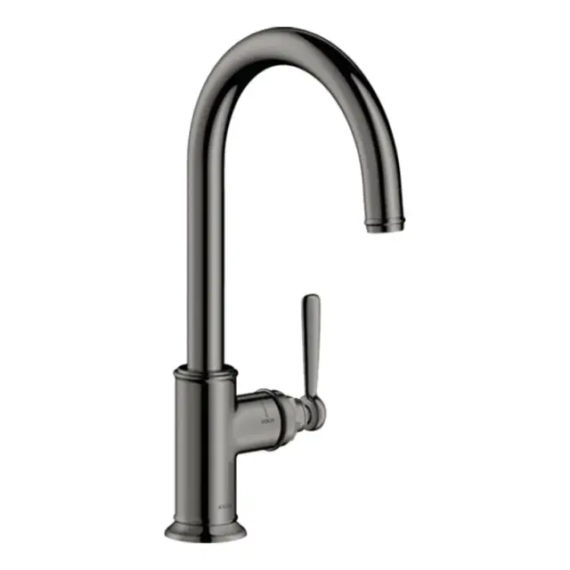 Axor Montreux Смеситель для кухни с поворотным изливом, однорычажный, цвет: полир. черный хром 16580330