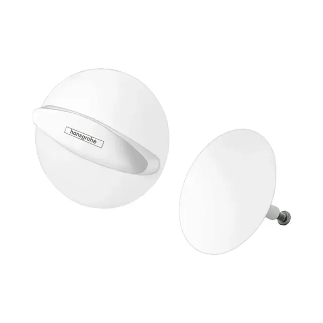 Hansgrohe Flexaplus Внешняя часть набора для слива и перелива, цвет: матовый белый 58185700