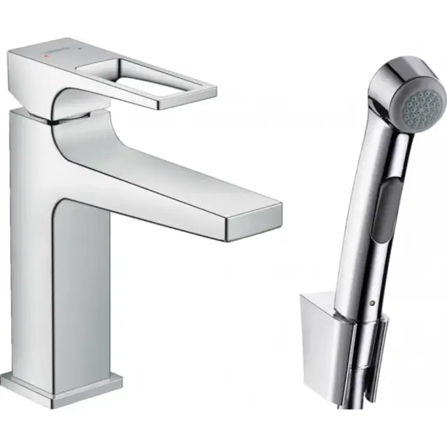 Hansgrohe Metropol Смеситель для раковины однорычажный с рукояткой-петлей, цвет: хром 74522000