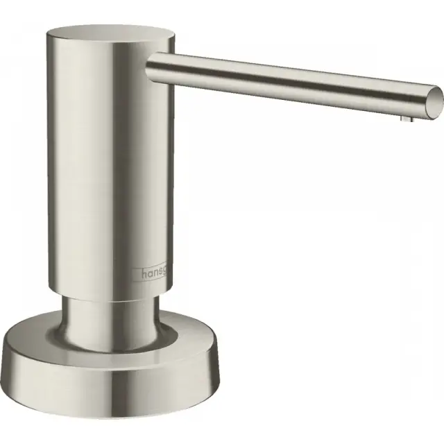 Hansgrohe A51 Дозатор для кухни встраиваемый для жидкого мыла, латунь цвет: нержавеющая сталь 40448800