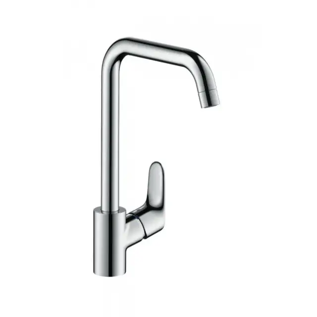 Hansgrohe Focus M41 Смеситель для кухонной мойки однорычажный 260 EcoSmart 1 тип струи, цвет: хром 31821000