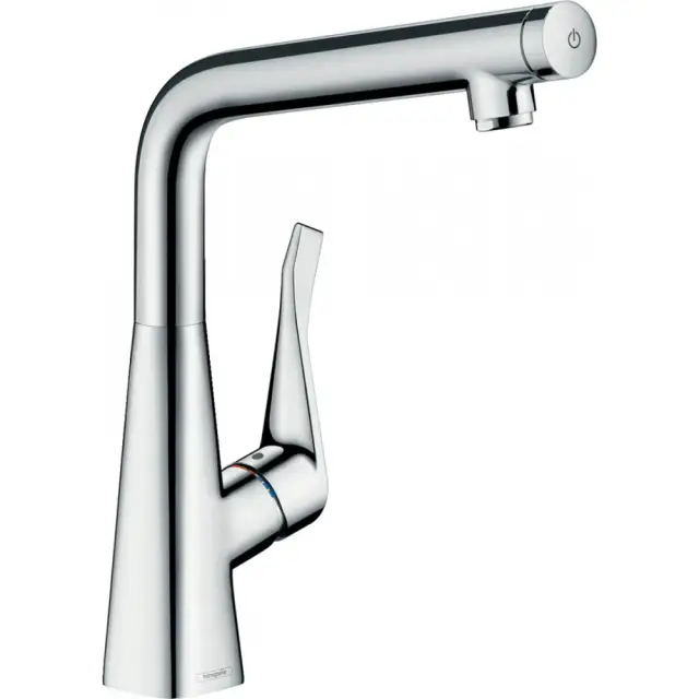 Hansgrohe Metris Select M71 Смеситель для кухонной мойки однорычажный 320 EcoSmart, цвет: хром 14785000