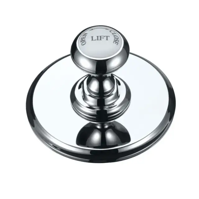 Burlington Скрытый слив-перелив для раковины, цвет: хром глянцевый W9