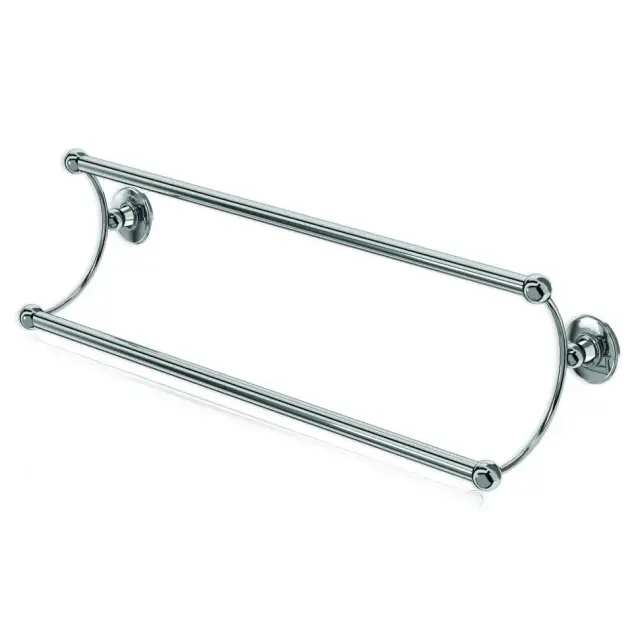 Burlington Classic Полотенцедержатель двойной 66 см, подвесной, цвет: хром глянцевый A17 CHR