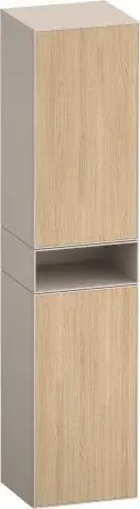Duravit Zencha Шкаф-пенал 40х36х190h см, цвет: дуб натур./серо-коричн. супермат. ZE1353R30830000