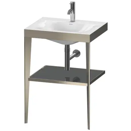 Duravit XViu Консоль напольная 60x48х85h см, цвет: мат. шамп./флан.-серый глянц. лак XV4714OB189