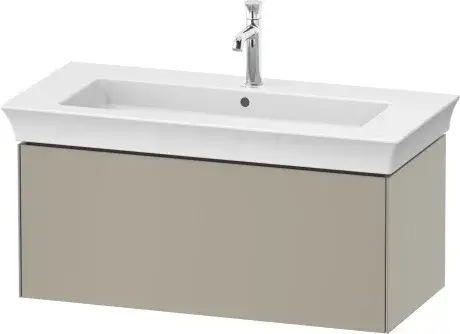 Duravit White Tulip Тумба под раковину 98,4x45,8x41h см, цвет: серо-коричн. шелк.-мат. WT424206060