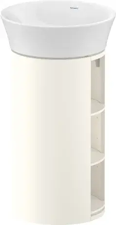 Duravit White Tulip Тумба под раковину 41x41x75h см, цвет: скандинавский белый глянц. WT42390H4H4