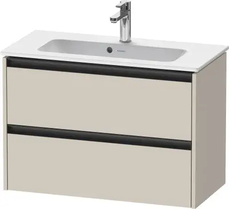Duravit Ketho.2 Тумба под раковину 81x39x54,9h см, цвет: серо-коричневый супермат. K25256083830000