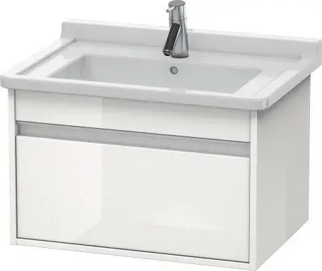Duravit Ketho Тумба под раковину подвесная с 1-им ящ. 80x45,5x41h см, цвет: белый глянц. KT666402222