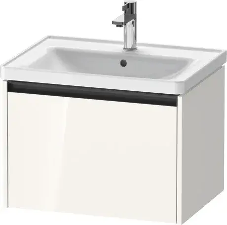 Duravit Ketho.2 Тумба под раковину с 1-им ящ. 63,4x45,5x44h см, цвет: белый глянц. K25082022220000