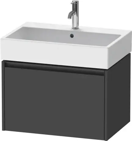 Duravit Ketho.2 Тумба под раковину с 1-им ящ. 68,4x46x44h см, цвет: графит мат. K25076049490000