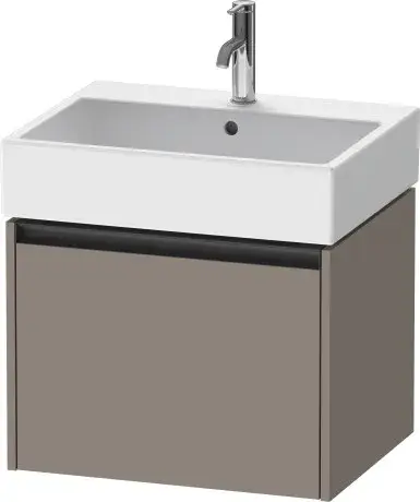 Duravit Ketho.2 Тумба под раковину с 1-им ящ. 58,4x46x44h см, цвет: базальт мат. K25075043430000