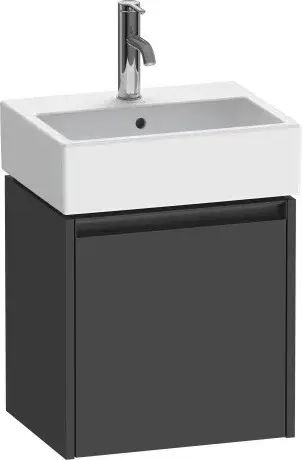 Duravit Ketho.2 Тумба под раковину подвесная 43,4x33,8x44h см, цвет: графит матовый K25070R49490000