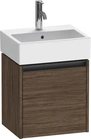 Duravit Ketho.2 Тумба под раковину подвесная 43,4x33,8x44h см, цвет: орех темный K25070R21210000