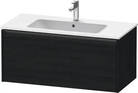 Duravit Ketho.2 Тумба под раковину с 1-им ящ. 101x48x44h см, цвет: дуб черный K25064016160000