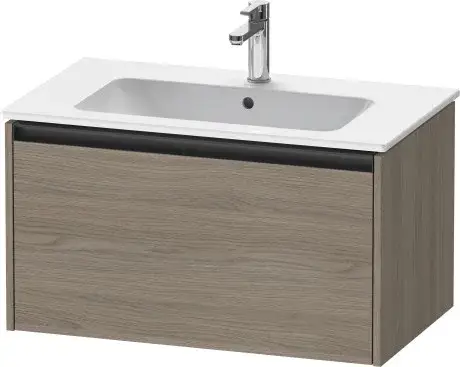 Duravit Ketho.2 Тумба под раковину подвесн. с 1-им ящ. 81x48x44h см, цвет: дуб терра K25063035350000