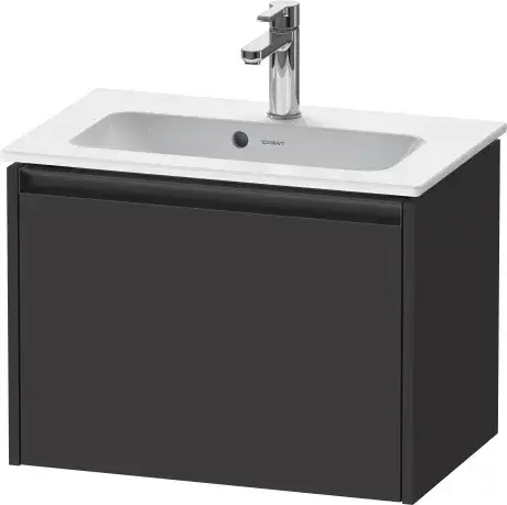 Duravit Ketho.2 Тумба под раковину с 1-им ящ. 61x39x44h см, цвет: графит супермат. K25055080800000