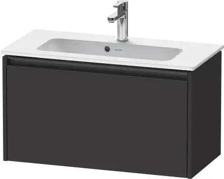 Duravit Ketho.2 Тумба под раковину с 1-им ящ. 81x39x44h см, цвет: графит супермат. K25056080800000