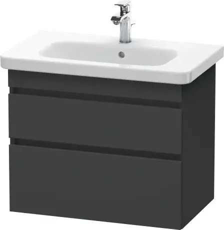 Duravit DuraStyle Тумба под раковину с 2-мя ящ. 73x44,8x61h см, цвет: графит мат. DS648104949