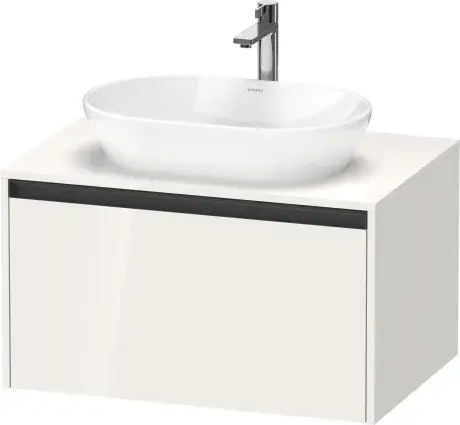 Duravit Ketho.2 Тумба под раковину с 1-им ящ. 80x55x45,9h см, цвет: белый глянц. K24885022220000