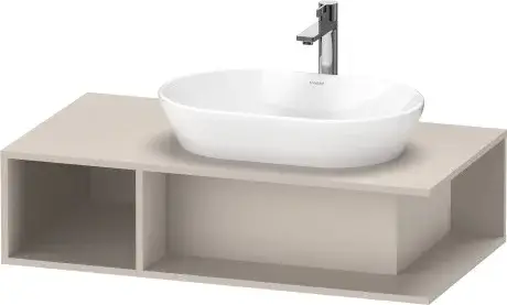 Duravit D-Neo Тумба под раковину справа 100x55x26h см, цвет: серо-коричневый мат. DE495909191