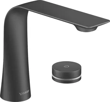 Duravit D.1 Смеситель электронный для раковины, на 2 отв., цвет: черный мат. D11100008046