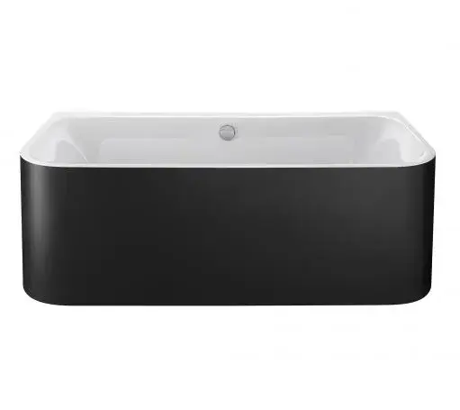 Duravit Happy D.2 Plus Ванна акриловая 180х80x60h см, цвет: белый/графит супермат. 700451800000000